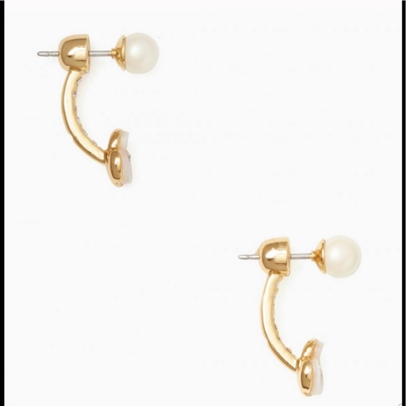 NWT KATE SPADE ♠️ GOLD DISCO PANSY EARRINGS - Picture 4 of 8